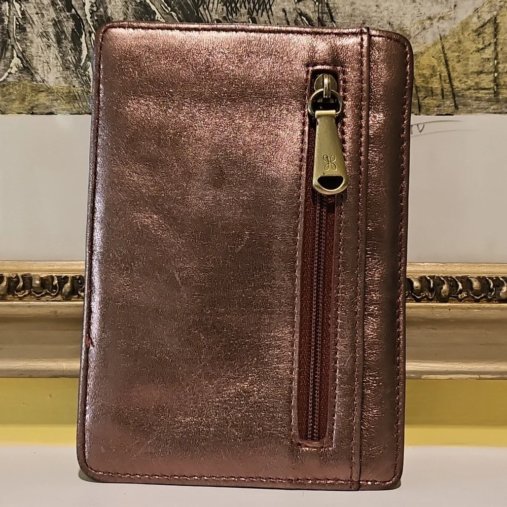 Hobo Euro Slide Card Case Like New Leather - Picture 2 of 5